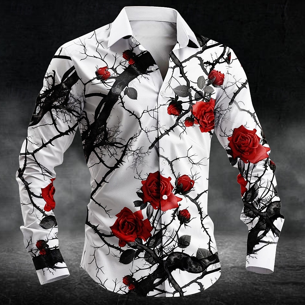 Fashion plum blossom pattern 3 - Mens Fashion Trend review and price