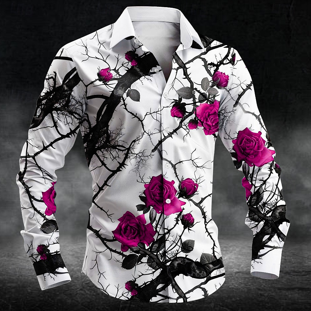 Fashion plum blossom pattern 3 - Mens Fashion Trend review and price