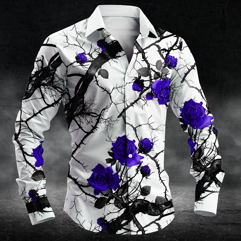 Fashion plum blossom pattern 3 - Mens Fashion Trend review and price