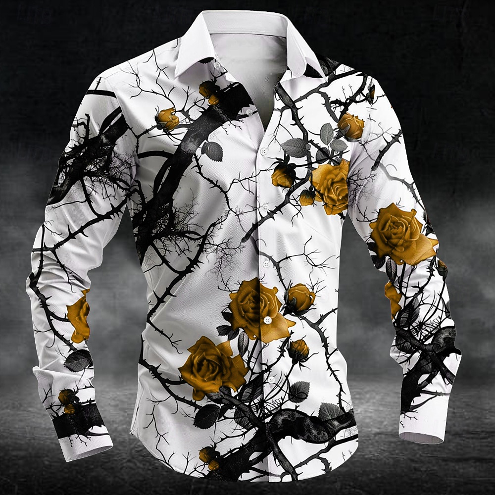 Fashion plum blossom pattern 3 - Mens Fashion Trend review and price