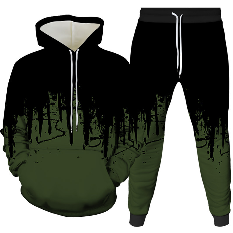 Ink Painting 3D Printed Hoodie - Mens Fashion Suits review and price