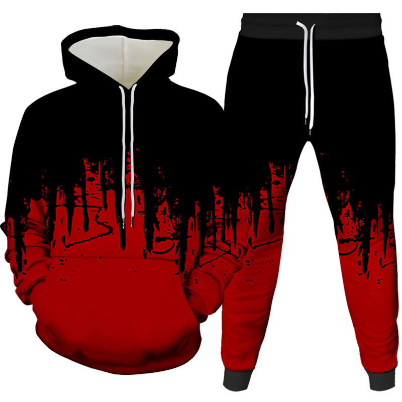 Ink Painting 3D Printed Hoodie - Mens Fashion Suits review and price