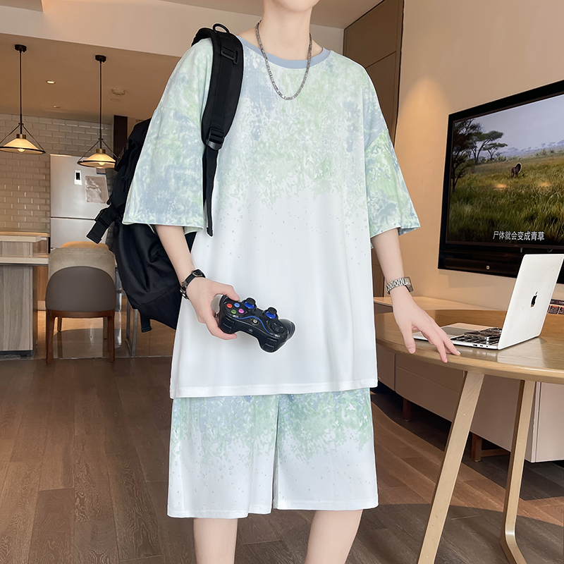 【Top 5-Point Pants】Men's T-Shi - Mens Fashion Suits review and price
