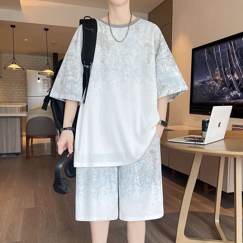 【Top 5-Point Pants】Men's T-Shi - Mens Fashion Suits review and price