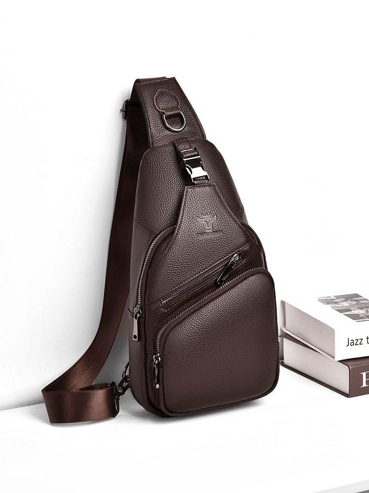 2026 Genuine leather Men's che - Men Fashion Korean Style review and price