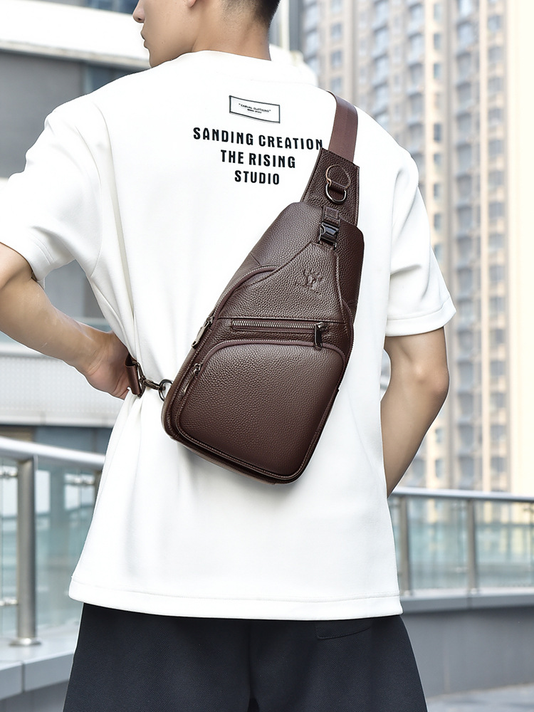 2026 Genuine leather Men's che - Men Fashion Korean Style review and price